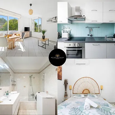 Julia -calme Spacieux - Parking Prive - Clim Apartmán Menton